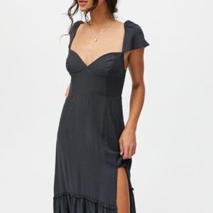 UO Siren Strappy Back Midi Dress